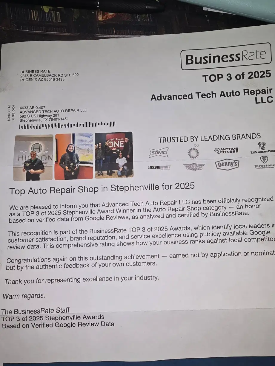 Top 3 Auto Repair Shop 2025